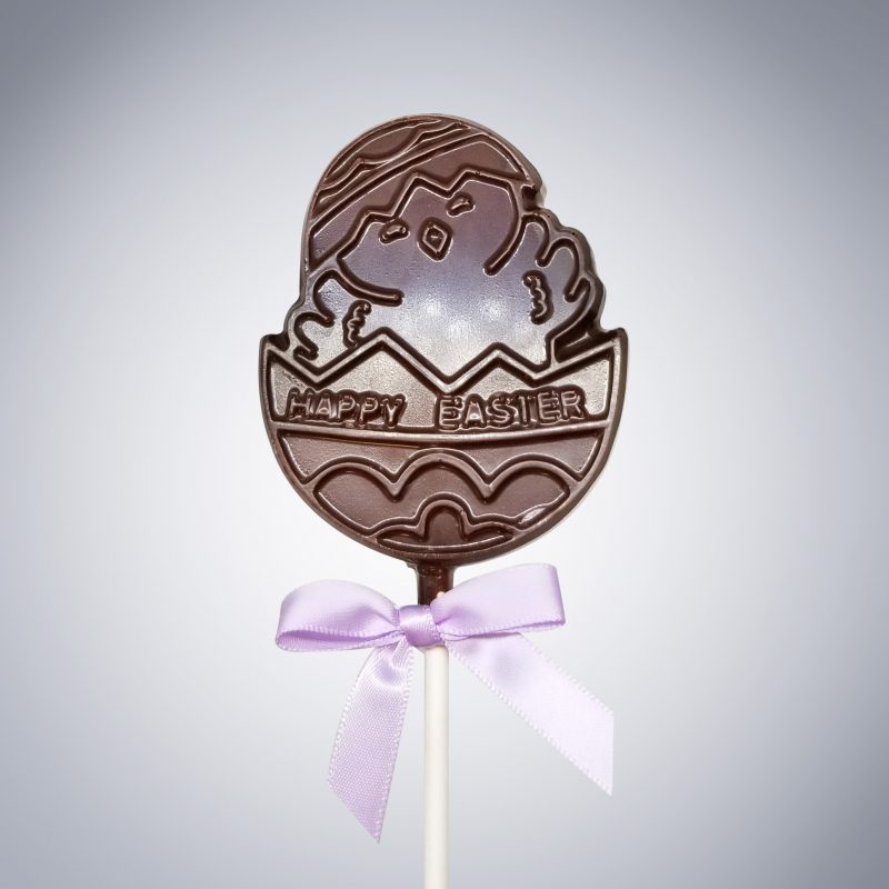 Happy Easter Chickie Chocolate Lollipop