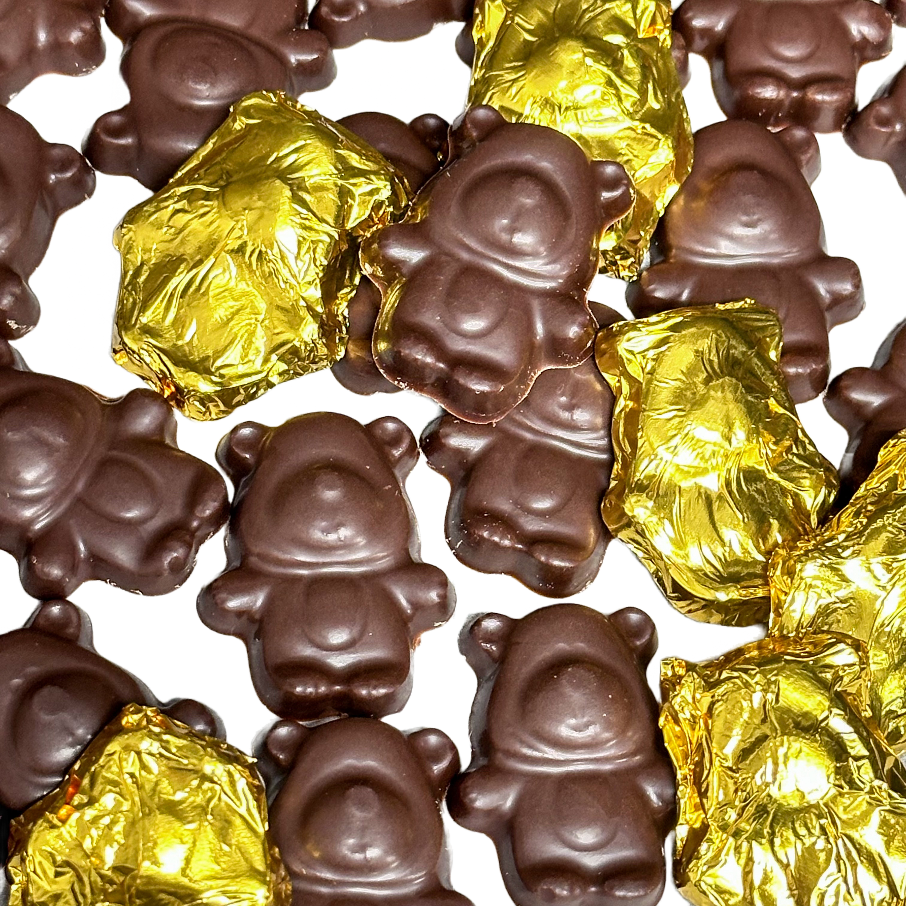 Heavenly Safe Chocolates Gold bear coin, Allergen Friendly Safe bar Top 13 allergen-free