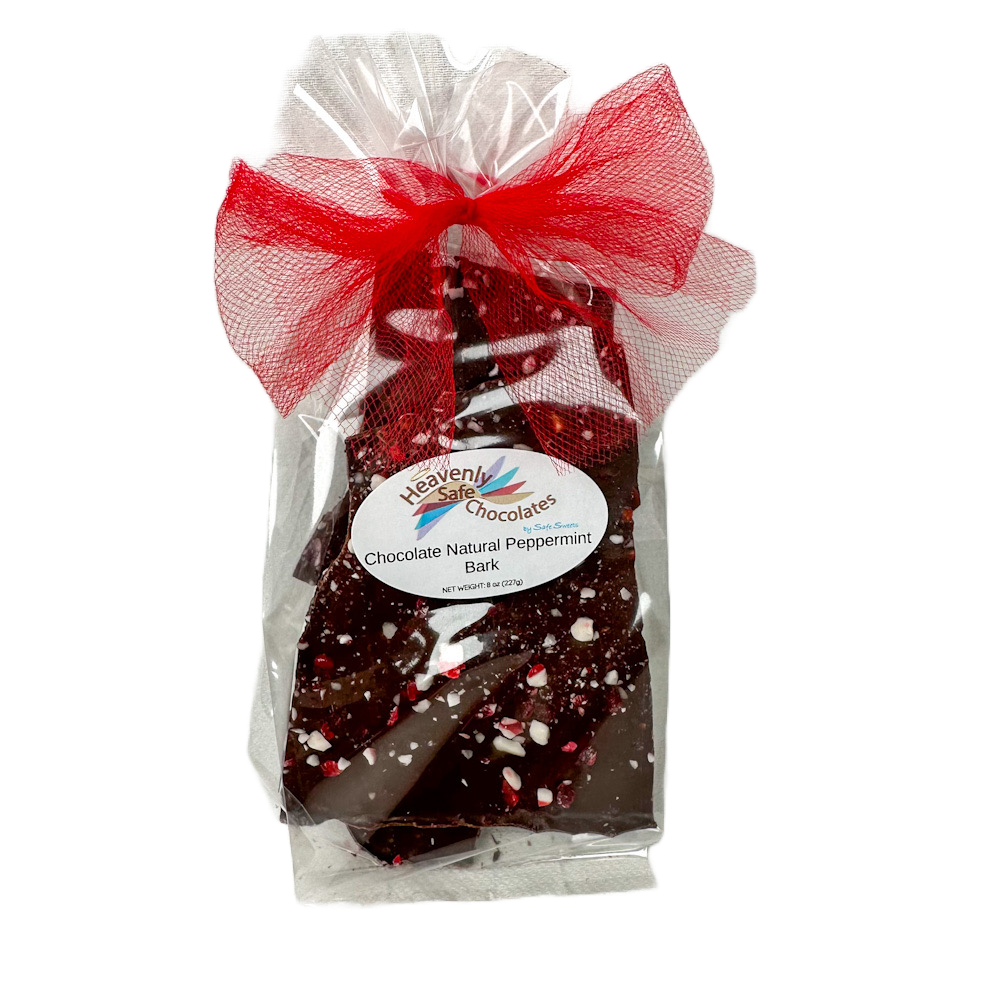 Heavenly Safe Chocolates by Safe Sweet, Organic Peppermint Bark