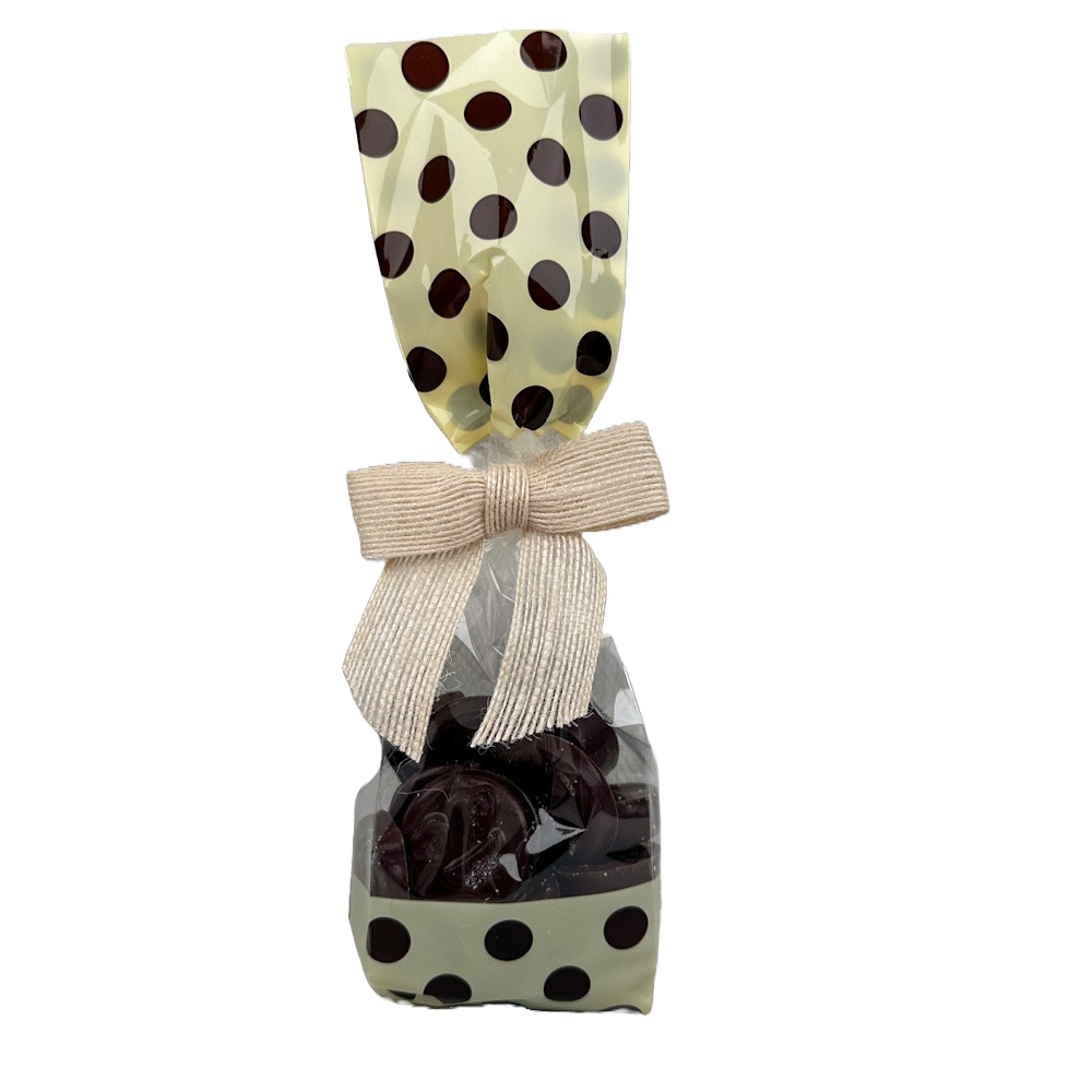 Heavenly Safe Chocolates by Safe Sweets, Chocolate Sea Salt X's & O's , Emoji 5 oz