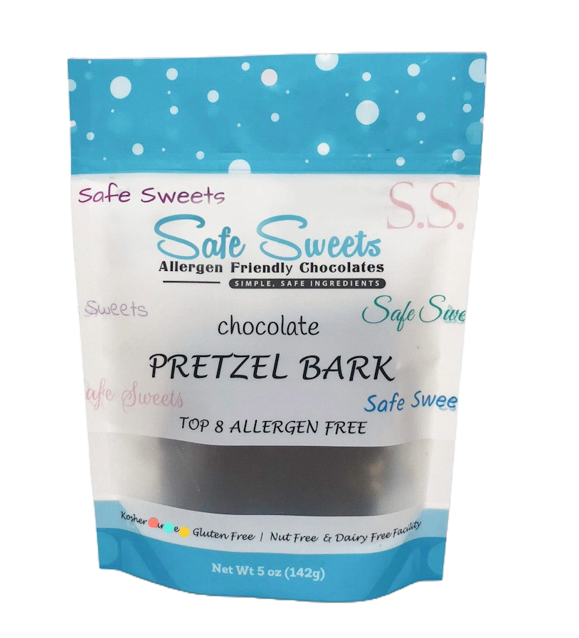 Heavenly Safe Choocolates by Safe Sweets Pretzel Bark 5oz bag.